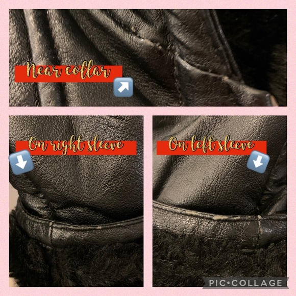 🐞Wilson Leather Hooded Faux Fur Lined Coat - Picture 7 of 16